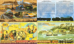 Yugoslavia 1998 Development Of The Railway, Booklet, MNH (**) Michel 2880-2885 - Markenheftchen