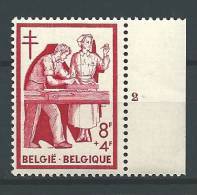 Zegel 1004 ** Postfris Met Plaatnummer 2 - ....-1960