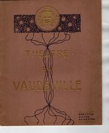 VP16.507 - Programme - Théatre Du VAUDEVILLE  ¨ LA DAME AUX CAMELIAS ¨ Mme Ida RUBINSTEIN - Programs