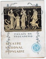 VP16.509 - Programme - Palais Du Trocadéro - Théatre National Populaire ¨ HERNANI ¨ - Programas