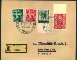 1938, Einschreiben Ab WIEN Mit Deutscher Und österreichischer Mischfrankatur - OSTMARK - Non Classificati
