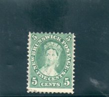 NEW BRUNSWICK 1860-3 SANS GOMME - Unused Stamps