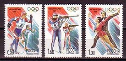 Nagano 98 Olympic Games Russia MNH 3 Stamps 1998 - Winter 1998: Nagano