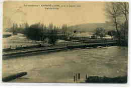 LAFERTE SUR AUBE  Inondations De 1910, Le Pont Des Grilles, Pas Courante - Other Municipalities