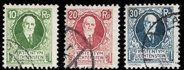 1925 LIECHTENSTEIN - Yv. 72-74 - ANNIVERSAIRE DU PRINCE - Gebraucht - Gebruikt