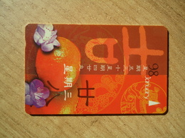 SINGAPORE   USED   PHONECARDS  JANUARY ORCHIDS - Culture