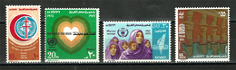 Egypt - 1972 - UN - United Nation Day - WHO - Refugees - Save Philae - MNH** - OMS