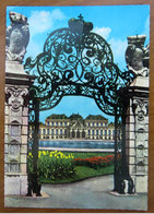 Vien Vienna Belvedere Particolare Cancello AUSTRIA Cartolina 1978 Targhetta Storia Postale - Belvedere