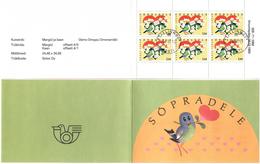 Estonia 1993 .For Friends(Birds). Booklet Of 6 Stamps X 1.oo.   Michel # 199 MH (oo) - Estland