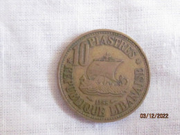 Liban. 10 Piastres 1955 - Libanon