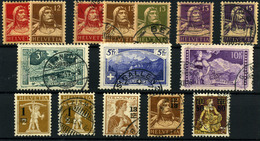 Suiza Nº 138/48, 138/9, 145. Año 1914/18 - Unused Stamps