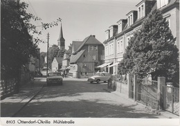 AK Ottendorf Okrilla Mühlstraße Bäcker Fischwaren Skoda Wolga A Radeberger Straße Hermsdorf Seifersdorf Laußnitz Lomnitz - Radeberg