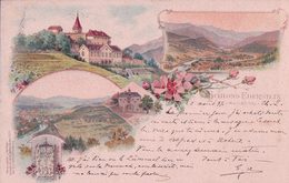Allemagne, Schloss Eberstein Murgthal, Litho (3.8.1897) - Gernsbach