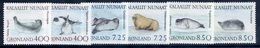 GREENLAND 1991 Seals And Walrus MNH / **.  Michel 211-16 - Unused Stamps