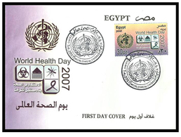 Egypt - 2007 - FDC - ( UN - World Health Day ) - Cartas & Documentos