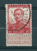 111 Gestempeld HEUSDEN (VL) - HEUSDEN (FL) - COBA 15 Euro - 1912 Pellens