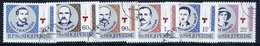 ALBANIA 1986 Personalities, Used.  Michel 2302-07 - Albanien