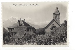 24093 - Gryon L'Eglise La Cure Et Les Dents Du Midi - Gryon