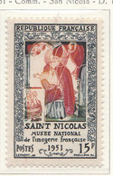 PIA - FRA - 1951 : Commemorazione Di San Nicola  - (Yv  904) - Jewish