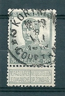 115 Gestempeld KORTRIJK - COUTRAI 2A - 1912 Pellens