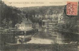Pays Div- Suisse -ref V518- Les Bassins Du Doubs - Hotel , Coté Suisse - Collection Du Saut Du Doubs - - Bassins