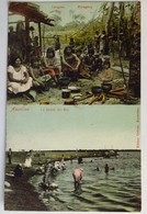 C. P. A. Couleur : Paraguay : Lenguas, Asuncion, La Rivera Del Rio, 2 Timbres En 1907 - Paraguay