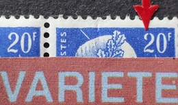 R1949/1547 - TYPE MARIANNE DE MULLER - PAIRE N°1011B (I) TIMBRES NEUFS** - VARIETE ➤➤➤ " 2 " Brisé - Nuevos