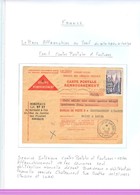 20/1 Cheque Postal Bordeaux Chateauneuf Sur Sarthe Guillot Quimper 14/9/55 - Covers & Documents
