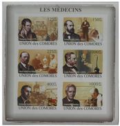 Comores Louis Pasteur  Sir Alexandre FLEMING Sheetlet Imperf - Louis Pasteur