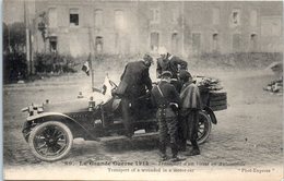 Croix Rouge - Transport D'un Blessé En Automobile Guerre 1914 - Rotes Kreuz