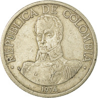 Monnaie, Colombie, Peso, 1974, TB, Copper-nickel, KM:258.1 - Colombie