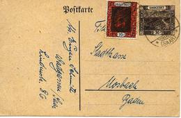 Saar Sur Entier Postal 1921 - Ganzsachen