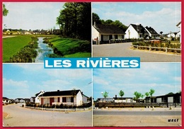 CPM 77 "LES RIVIERES" Multivues SAVIGNY-Le-TEMPLE - L'Ecole Chanteraine ° Editions Mage ** Multi-vues - Savigny Le Temple