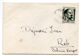 Letter - Postmark Zagreb, 12.10.1960. / Rab, 13.10.1960., Yugoslavia - Other & Unclassified