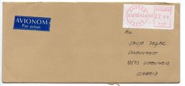 Letter - Red Postmark Zagreb, 16.8.1983., Yugoslavia, Air Mail / Par Avion - Otros & Sin Clasificación
