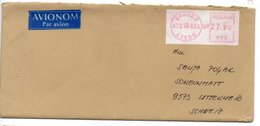 Letter - Red Postmark Zagreb, 12.8.1983., Yugoslavia, Air Mail / Par Avion - Altri & Non Classificati