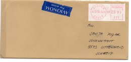 Letter - Red Postmark Zagreb, 15.8.1983., Yugoslavia, Air Mail / Par Avion - Autres & Non Classés