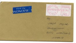 Letter - Red Postmark Zagreb, 15.8.1983., Yugoslavia, Air Mail / Par Avion - Altri & Non Classificati
