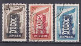 Luxembourg 1956 Europa CEPT Mi#555-557 Used - Usati