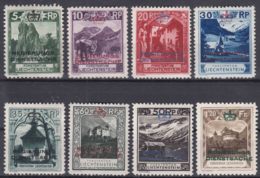 Liechtenstein 1932 Postage Due Mi#1-8 Mint Hinged - Nuovi