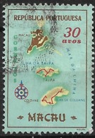 Macau Macao – 1956 Maps 30 Avos - Gebruikt