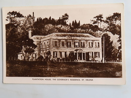 Carte Postale : SAINTE-HELENE, St. Helena, Plantation House, The Governor's Residence - Santa Helena