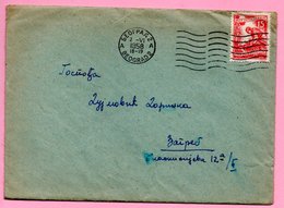 Letter - Postmark Beograd, 2.6.1958. / Zagreb, 3.6.1958., Yugoslavia - Altri & Non Classificati