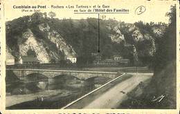 CPA - Belgique - Comblain-au-Pont - Rochers Les Tartines Et La Gare - Comblain-au-Pont