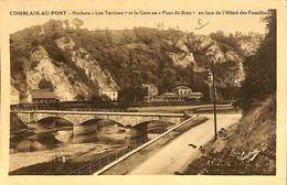 CPA - Belgique - Comblain-au-Pont - Rochers Les Tartines Et La Gare - Comblain-au-Pont