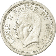 Monnaie, Monaco, Louis II, Franc, Undated (1943), TTB, Aluminium, KM:120 - 1922-1949 Louis II