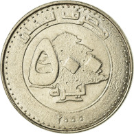 Monnaie, Lebanon, 500 Livres, 2000, TTB, Nickel Plated Steel, KM:39 - Lebanon