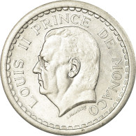 Monnaie, Monaco, 2 Francs, Undated (1943), SUP, Aluminium, Gadoury:MC 133 - 1922-1949 Louis II
