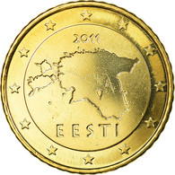 Estonia, 50 Euro Cent, 2011, SPL, Laiton, KM:66 - Estonia