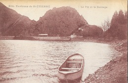 Environs De St Etienne, Rochetaillée (Loire) Le Pic Et Le Barrage, Barque Sur Le Lac - Carte M.M. N° 224 - Rochetaillee